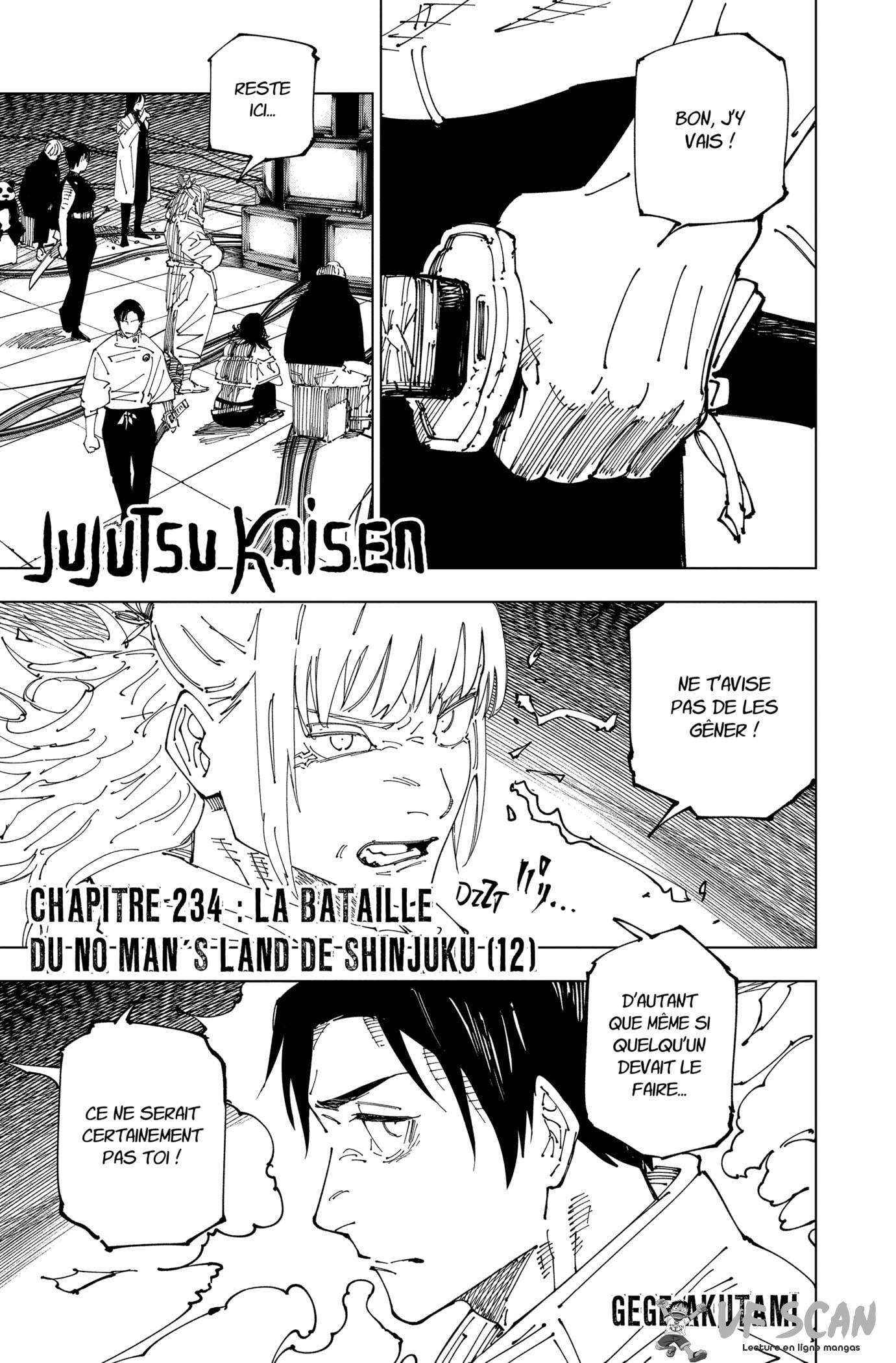 Jujutsu Kaisen: Chapter 234 - Page 1